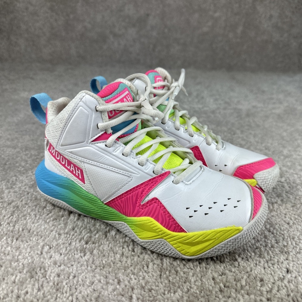 Moolah Mpb/Press Break Neom Unisex‎ Kids Colorblock Sneakers White Multi US 4